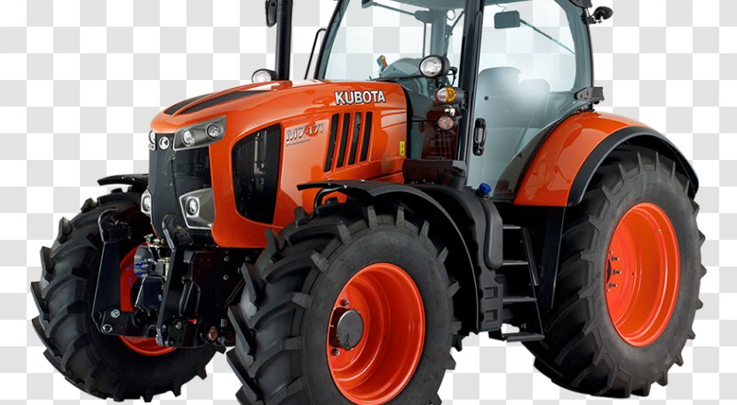Kubota Tractor Heavy Machinery Agriculture Excavator - Automotive Tire - Tractors Transparent PNG
