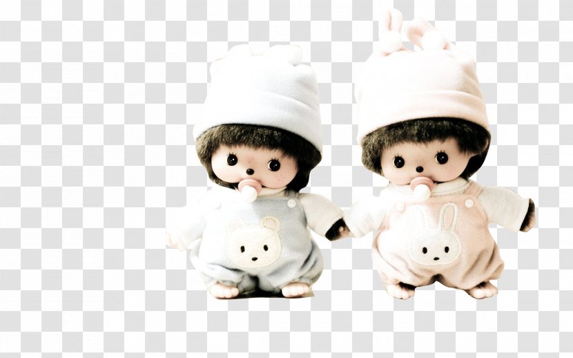 Monchhichi Doll Taobao Wallpaper - Baby Twins Transparent PNG
