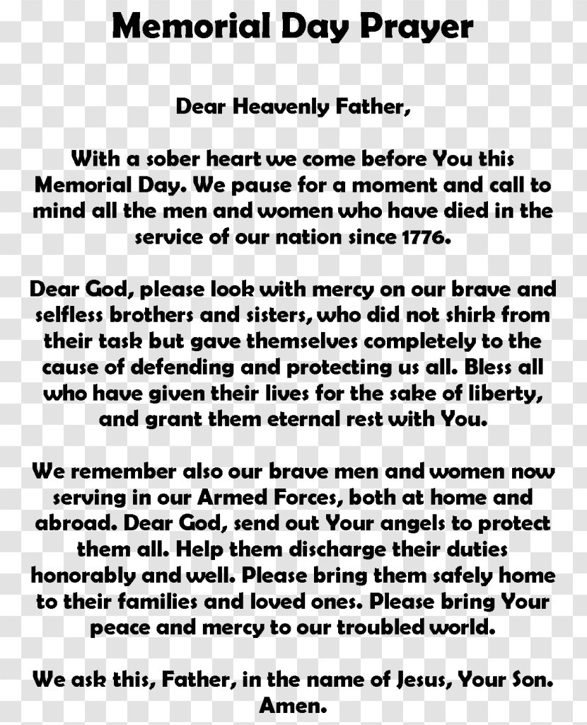 Memorial Day Poetry Soldier Speech Essay Transparent PNG