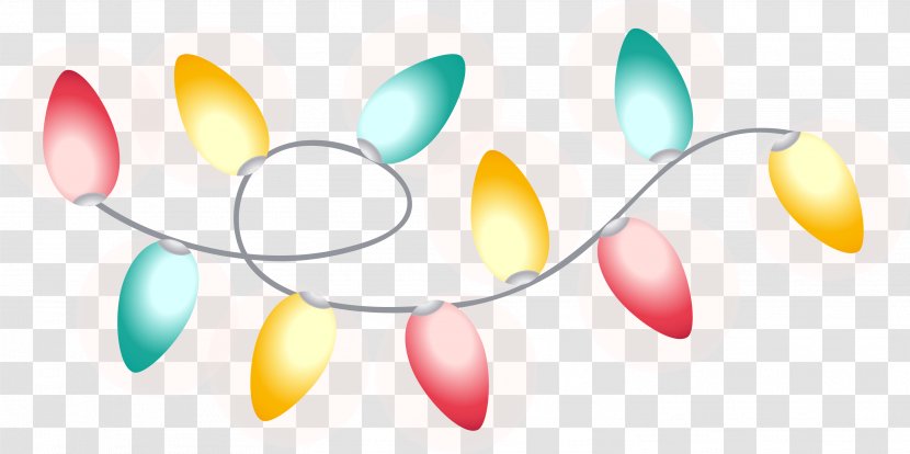 Light Christmas Euclidean Vector - Product - Colorful Lights Transparent PNG