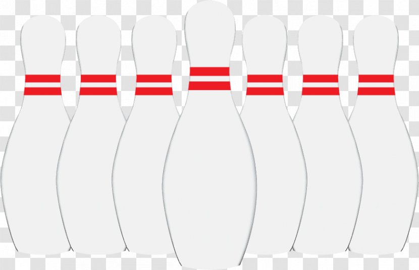 Bowling Pin LINE Font - White - Vector Transparent PNG