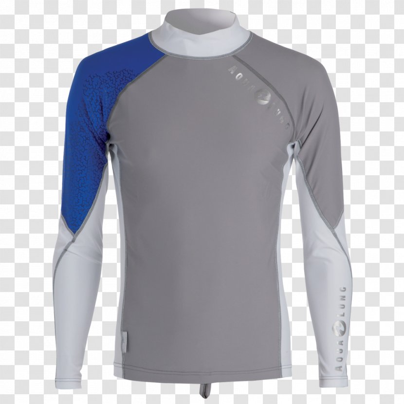 T-shirt Rash Guard Aqua Lung/La Spirotechnique Sleeve - Sport Transparent PNG