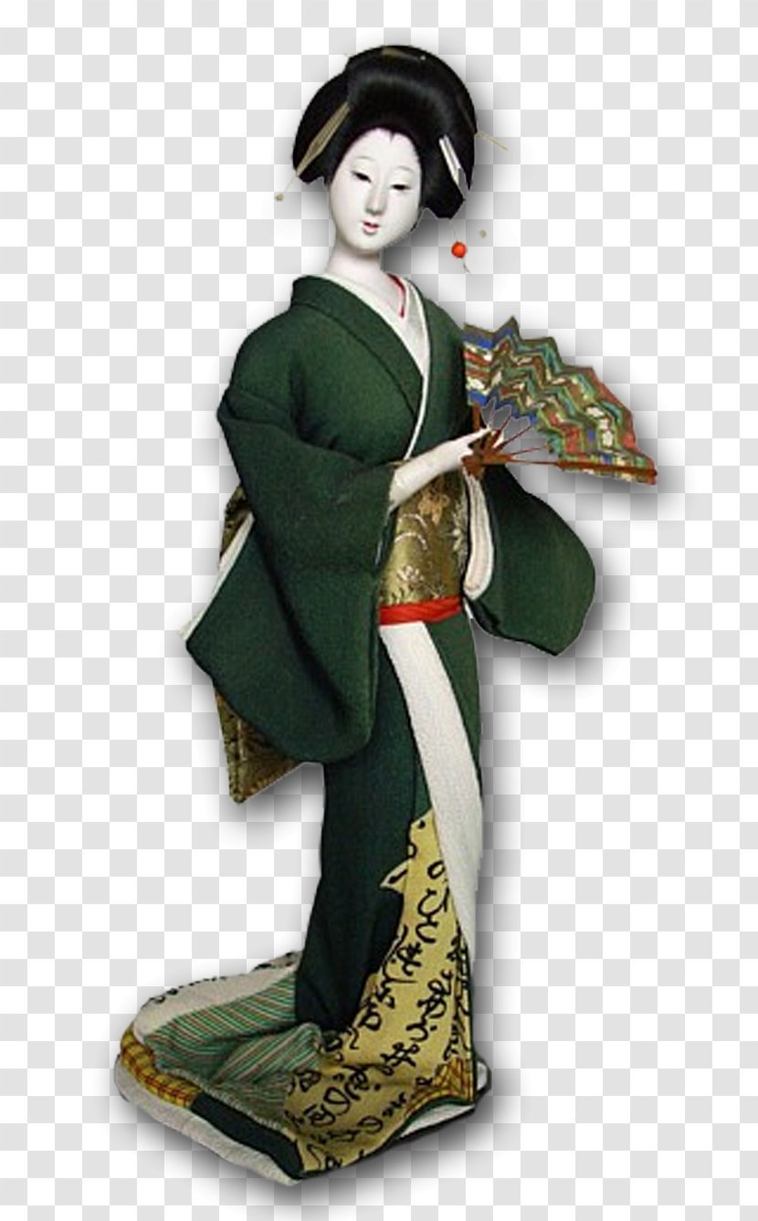 Japanese Dolls - Silhouette - Japan Cartoon Decorative Image Pattern,Japanese Beauty Transparent PNG