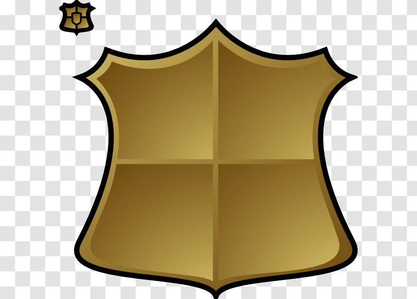 Clip Art - F A Security Service - Golden Shields Transparent PNG