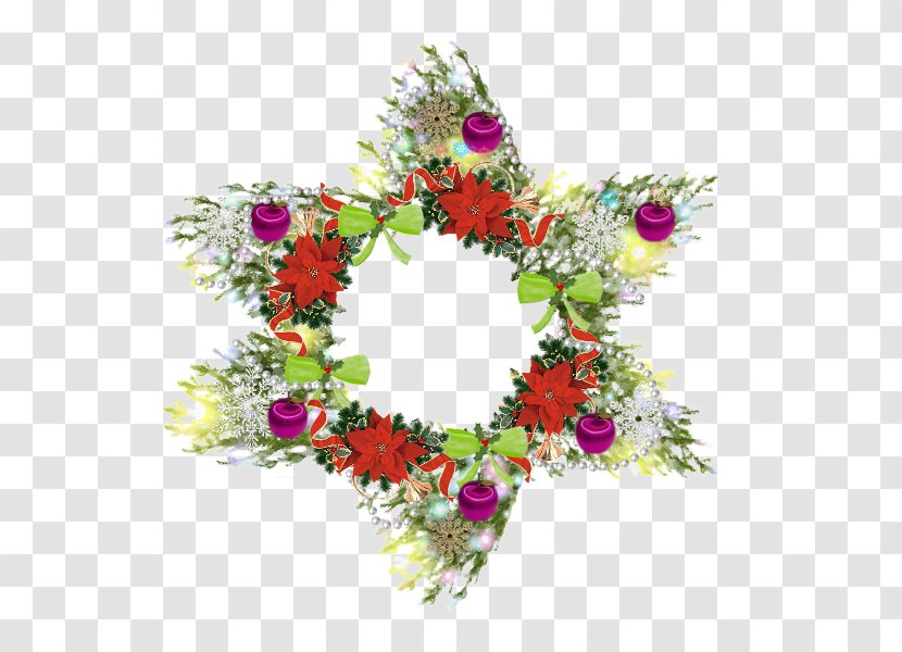 Centerblog Christmas Day Wreath Floral Design - Cut Flowers Transparent PNG