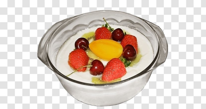 Yogurt Cows Milk Breakfast Panna Cotta - Fruit Transparent PNG