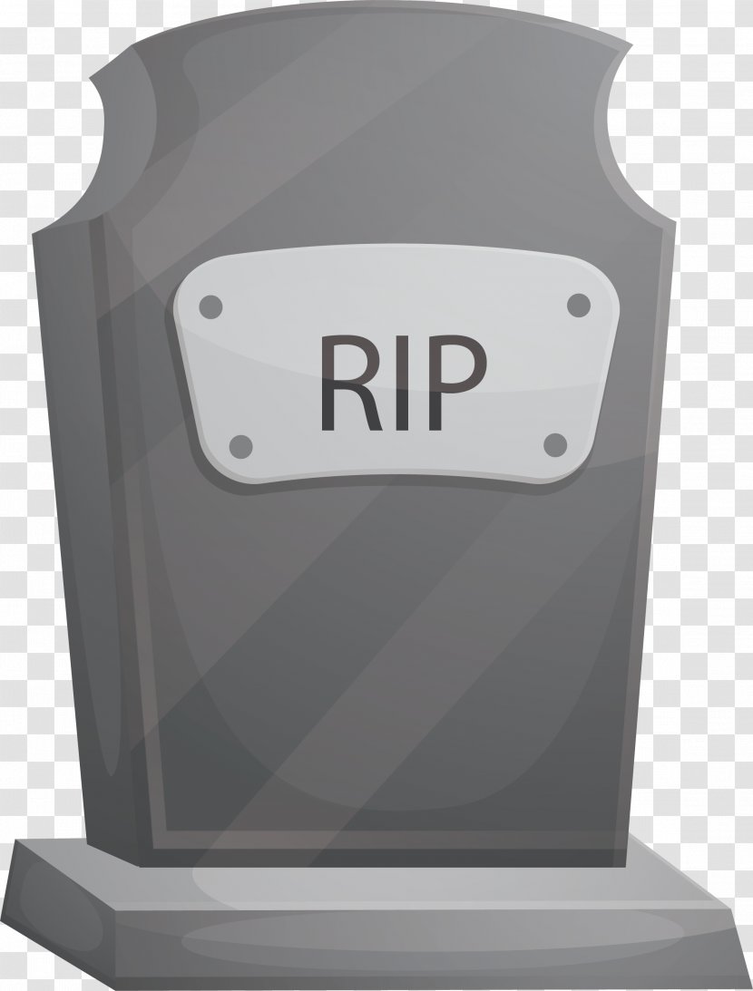 Grave Headstone Khaled Freak Icon - Gray Tombstone Transparent PNG