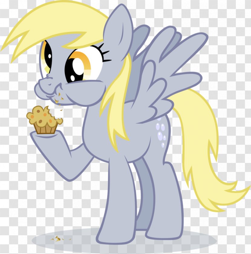 Derpy Hooves Rainbow Dash Pony Equestria - Fictional Character - Eating Transparent PNG