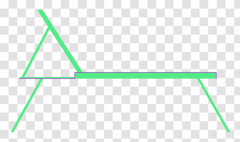 Triangle Green Font Diagram Meter Transparent PNG
