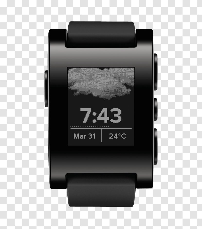 Pebble Classic Samsung Galaxy Gear Smartwatch STEEL - Smartphone Watches Transparent PNG