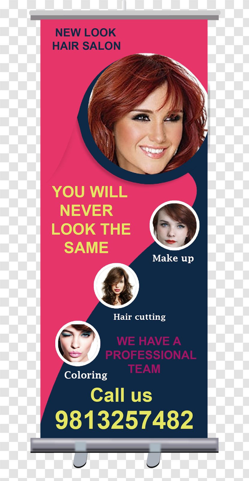 Hair Coloring Wig Advertising - Female Transparent PNG