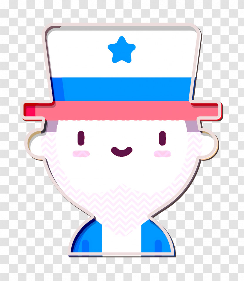 Uncle Sam Icon Beard Icon 4th Of July Icon Transparent PNG