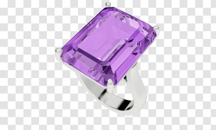 Amethyst Ring Topaz Cut Sapphire - Jewellery - Emerald Gem Transparent PNG