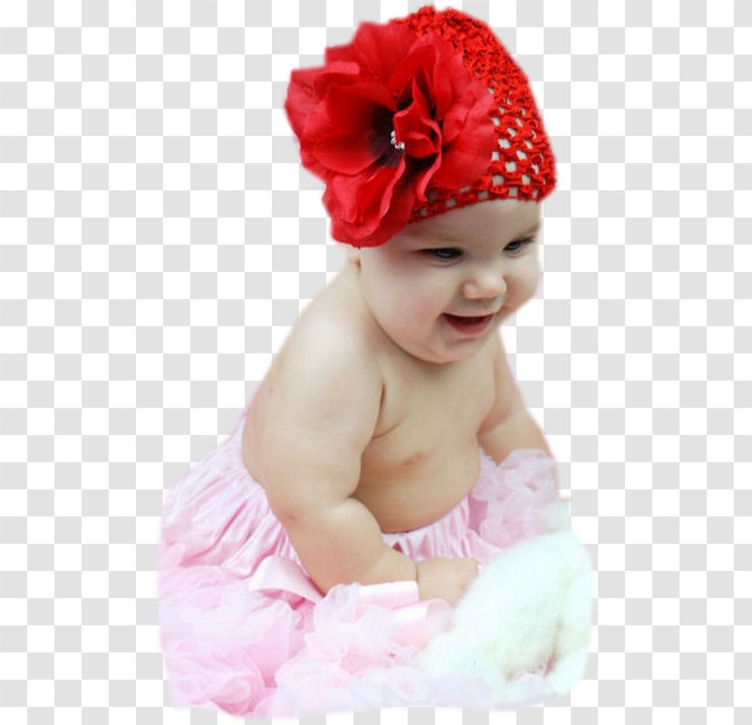 Infant Child Dress Headband Tutu - Red Roses Transparent PNG