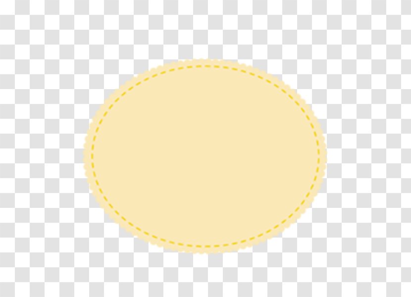 Material Yellow - Oval - Biscuit Transparent PNG