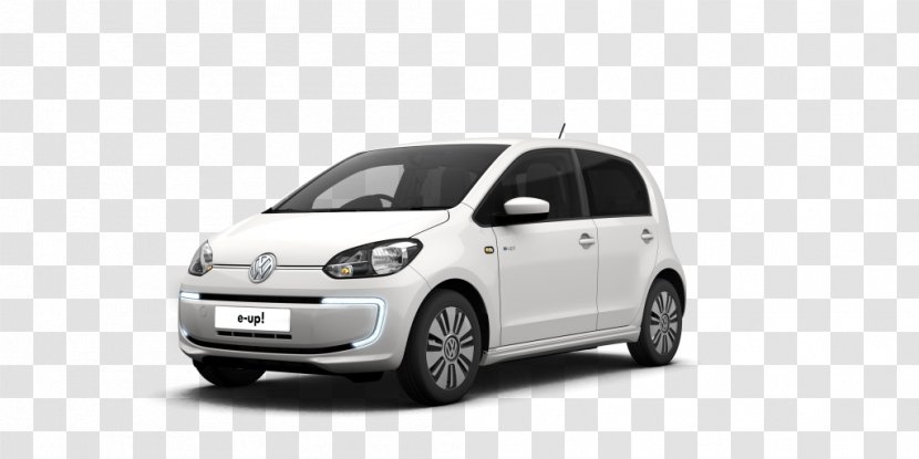 VW E-up! Volkswagen City Car Electric Vehicle - Eup - Lateral Transparent PNG