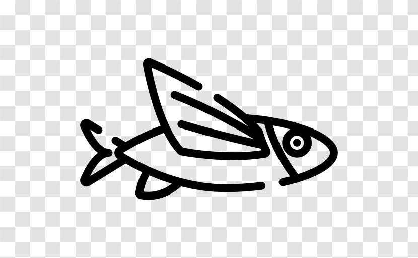Fish - Black And White Transparent PNG