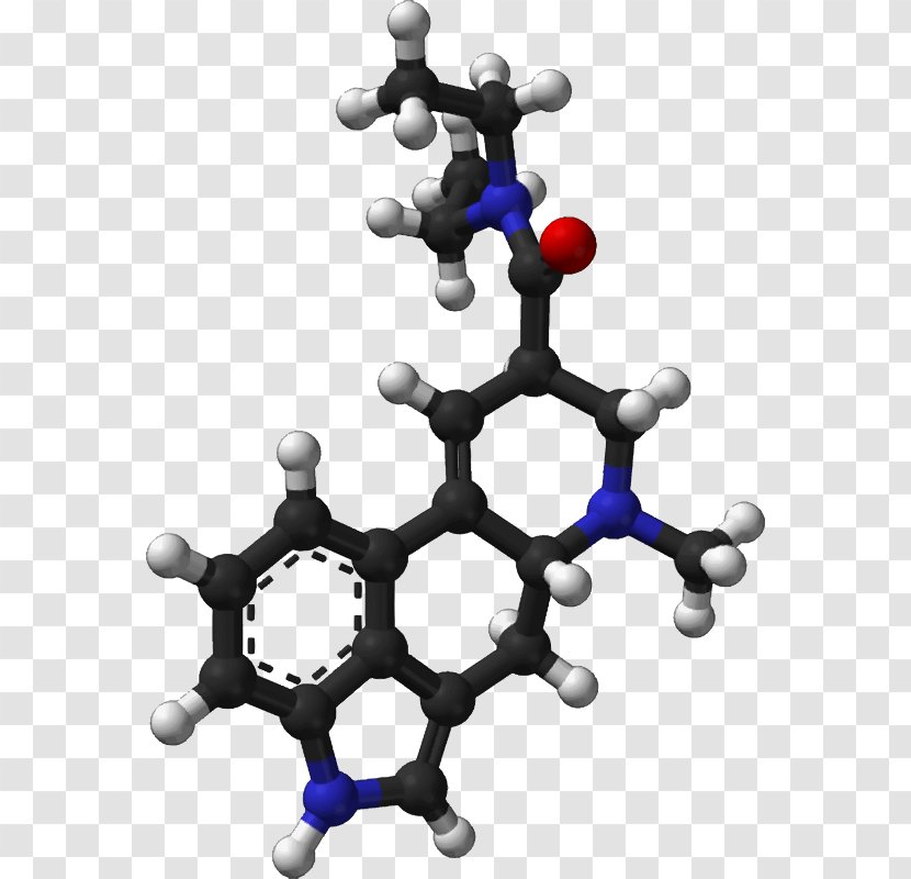 Lysergic Acid Diethylamide Molecule Psychedelic Drug Hallucinogen - Cliparts Transparent PNG