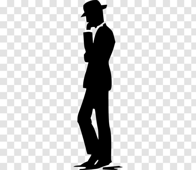 Silhouette Person Drawing Clip Art - Headgear Transparent PNG
