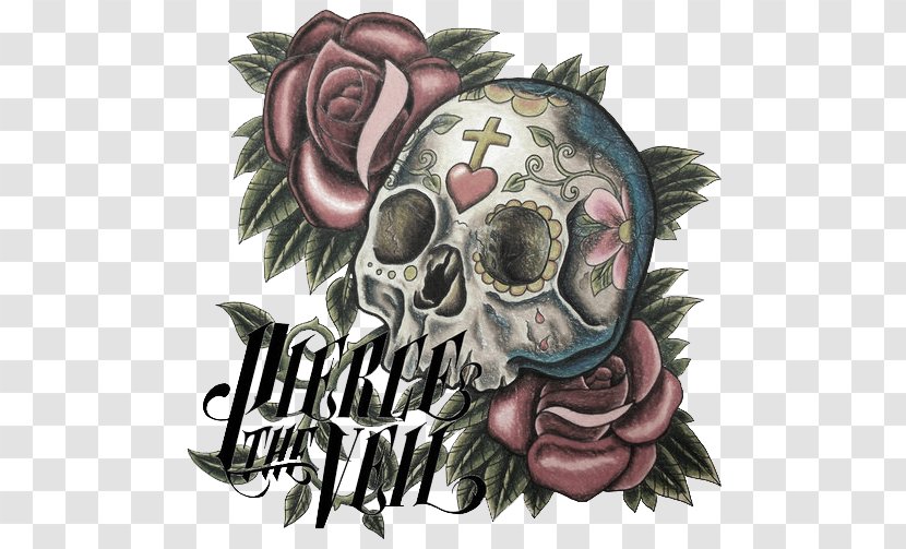 Pierce The Veil Skull Symbol Bring Me Horizon - Jaime Preciado - Arm Tattoo Transparent PNG