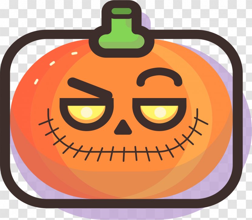Vector Graphics Image Halloween - Orange - Decorative Squashes Transparent PNG