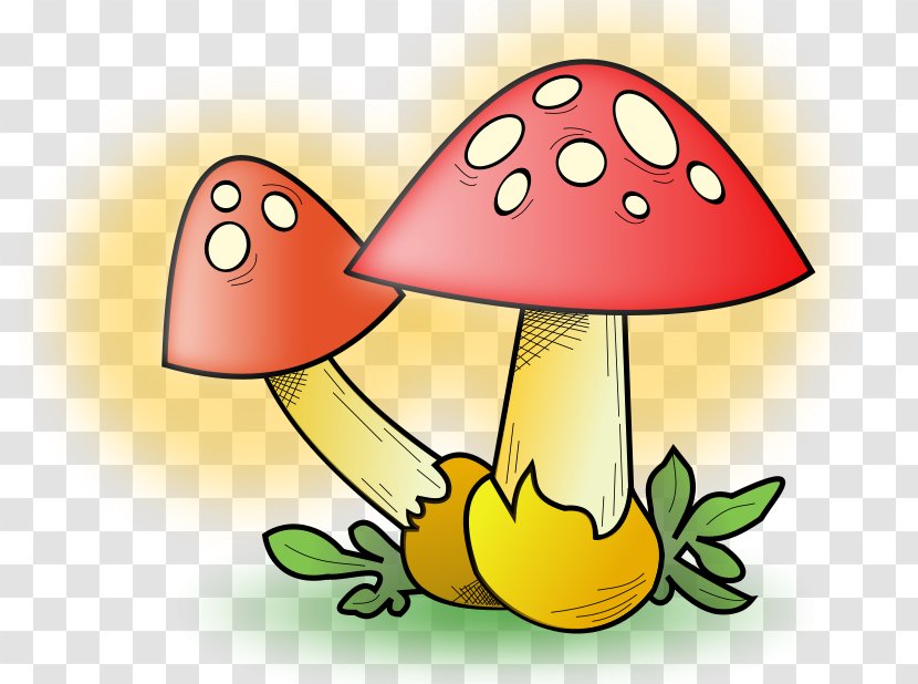 Edible Mushroom Clip Art - Plant - Producer Vector Transparent PNG