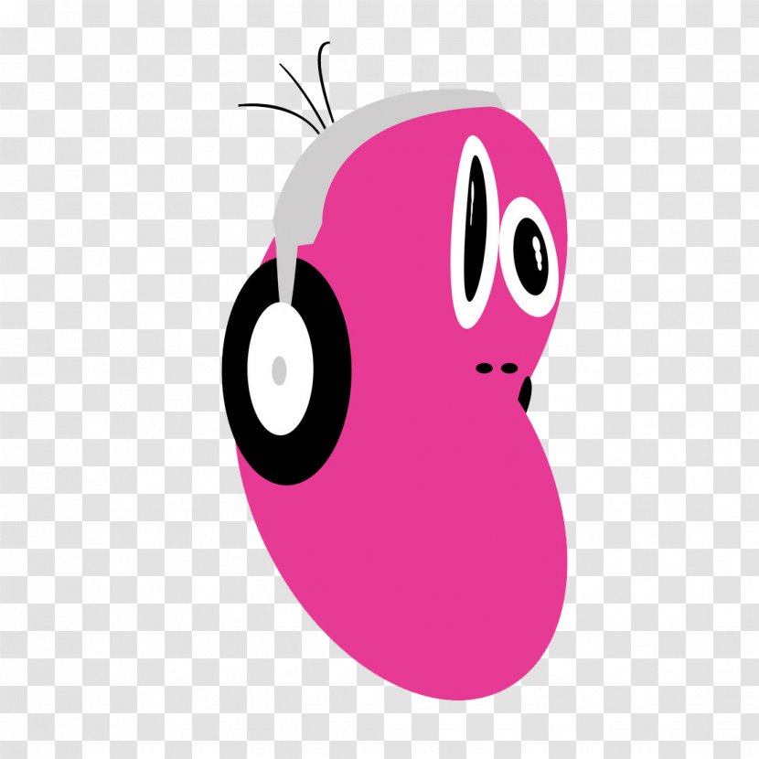 Cartoon Network Clip Art - Tree - Red Bean With Headphones Transparent PNG