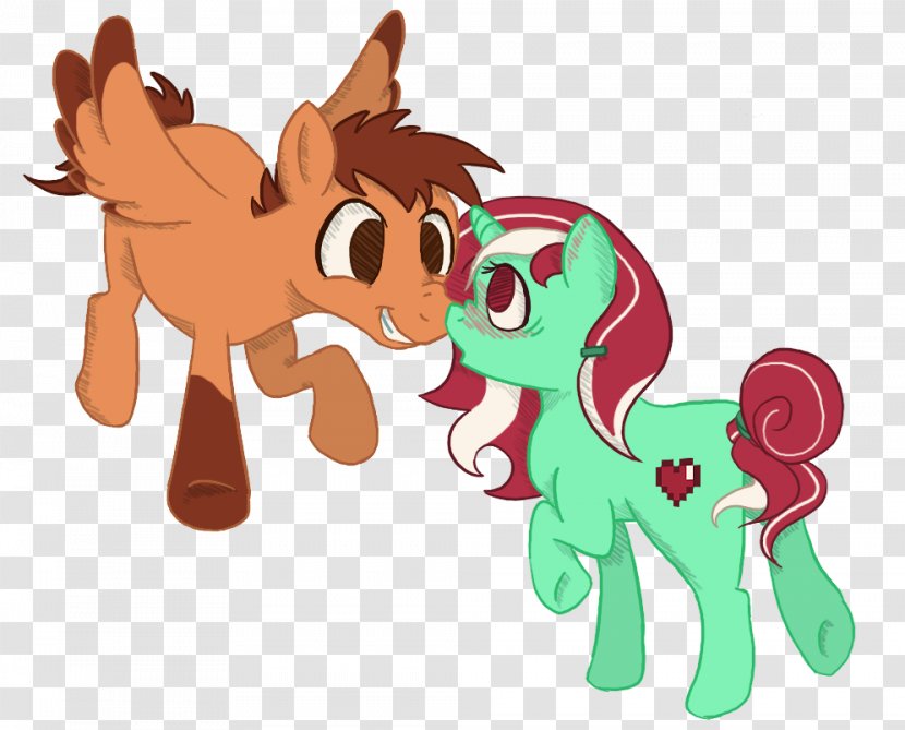 Deer Horse Canidae Dog - Cartoon - First Meet Transparent PNG