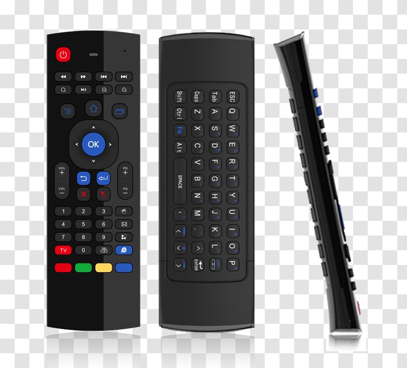 Computer Keyboard Mouse Remote Controls Android Smart TV - Output Device Transparent PNG