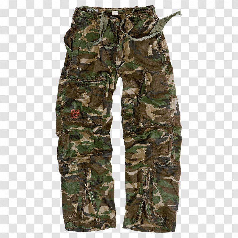Cargo Pants Military Surplus Infantry Zipper - Trousers Transparent PNG