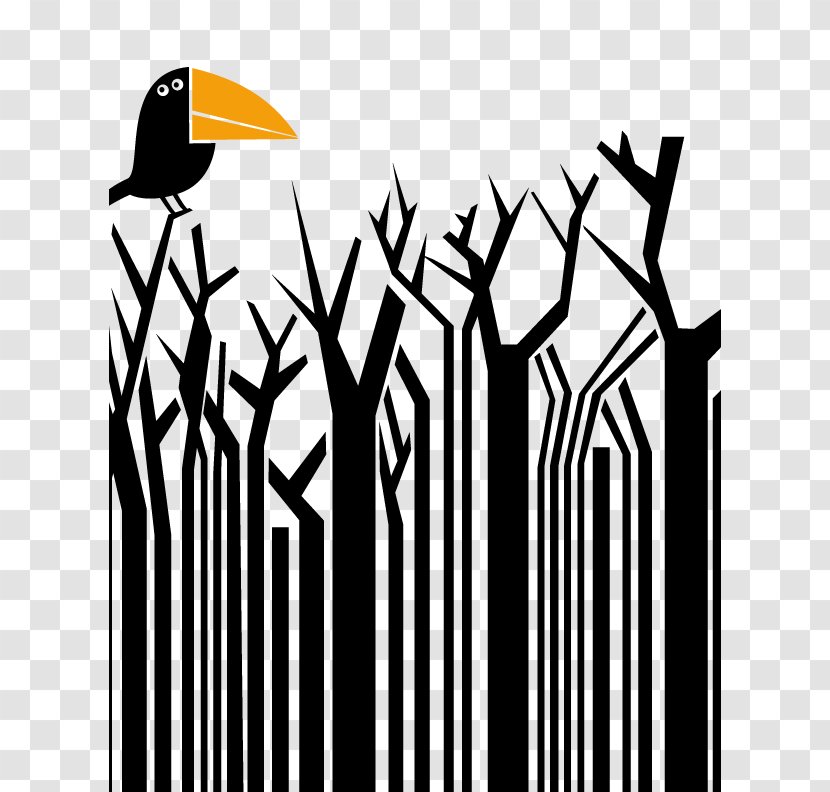 Barcode Reader Universal Product Code Creativity - Crow And Branches Transparent PNG