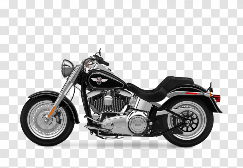 Huntington Beach Harley-Davidson FLSTF Fat Boy Motorcycle Softail - Vtwin Engine - Harley Transparent PNG