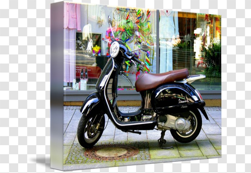 Scooter Vespa GTS Motorcycle Accessories LX 150 - Canvas Print Transparent PNG