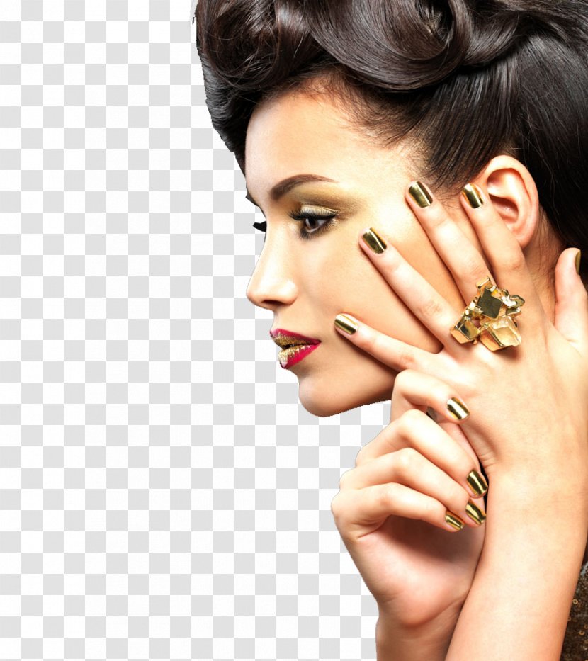 Cosmetics Beauty Parlour Model Manicure - Waxing - Makeup Transparent PNG