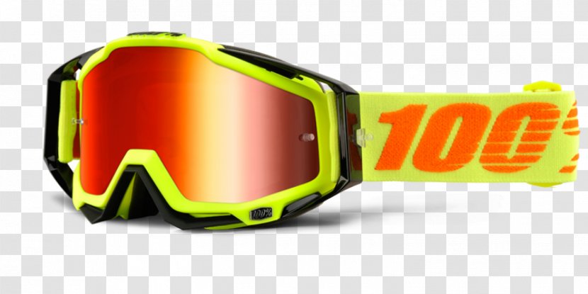 Goggles Motocross Enduro Anti-fog Motorcycle - Red Transparent PNG