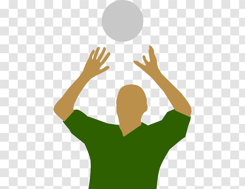 Clip Art Volleyball Openclipart Vector Graphics Ball Game - Thumb - Handball Court Transparent PNG
