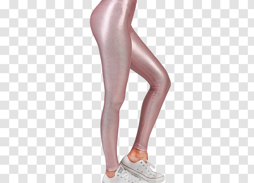 Leggings Pants Pink Clothing Tights - Cartoon - Glitter Transparent PNG