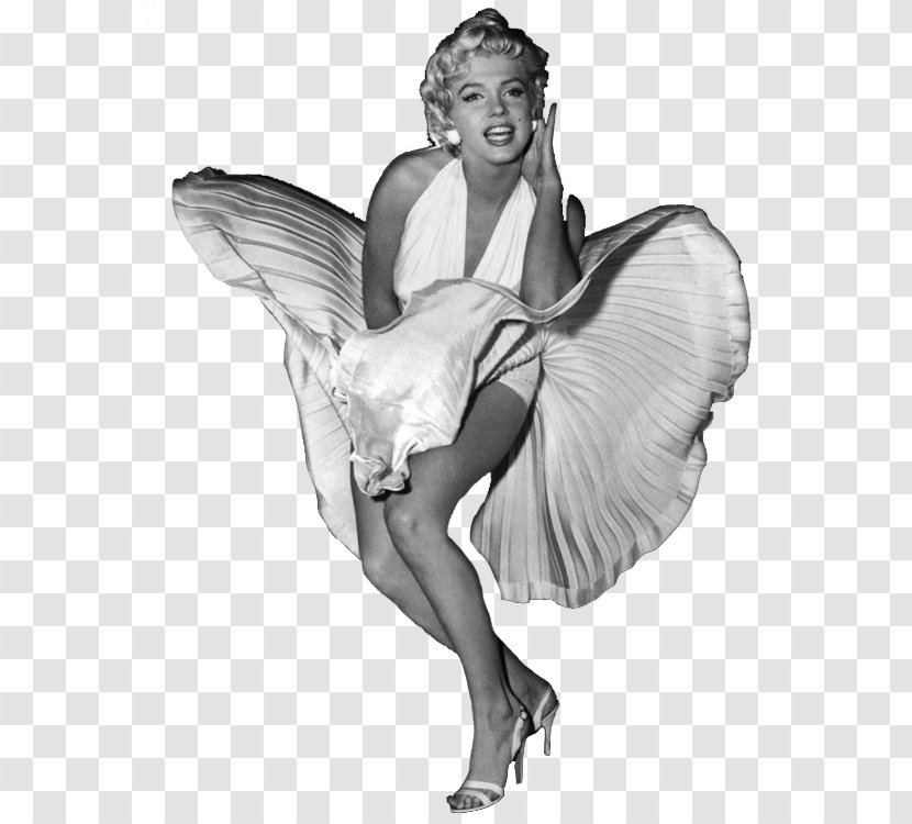 White Dress Of Marilyn Monroe Clip Art - Joint Transparent PNG
