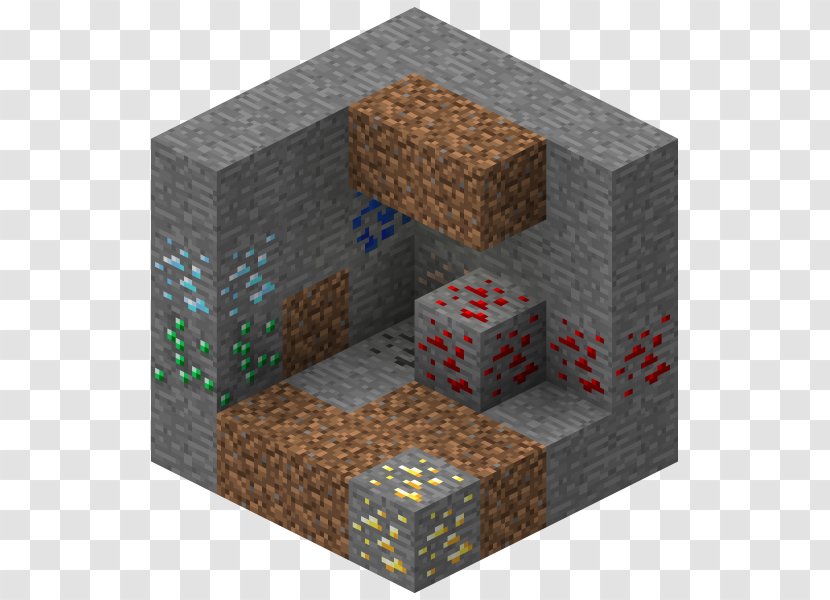Minecraft: Pocket Edition Mineral Seed Rock - Material - Minecraft Beach Houses Transparent PNG
