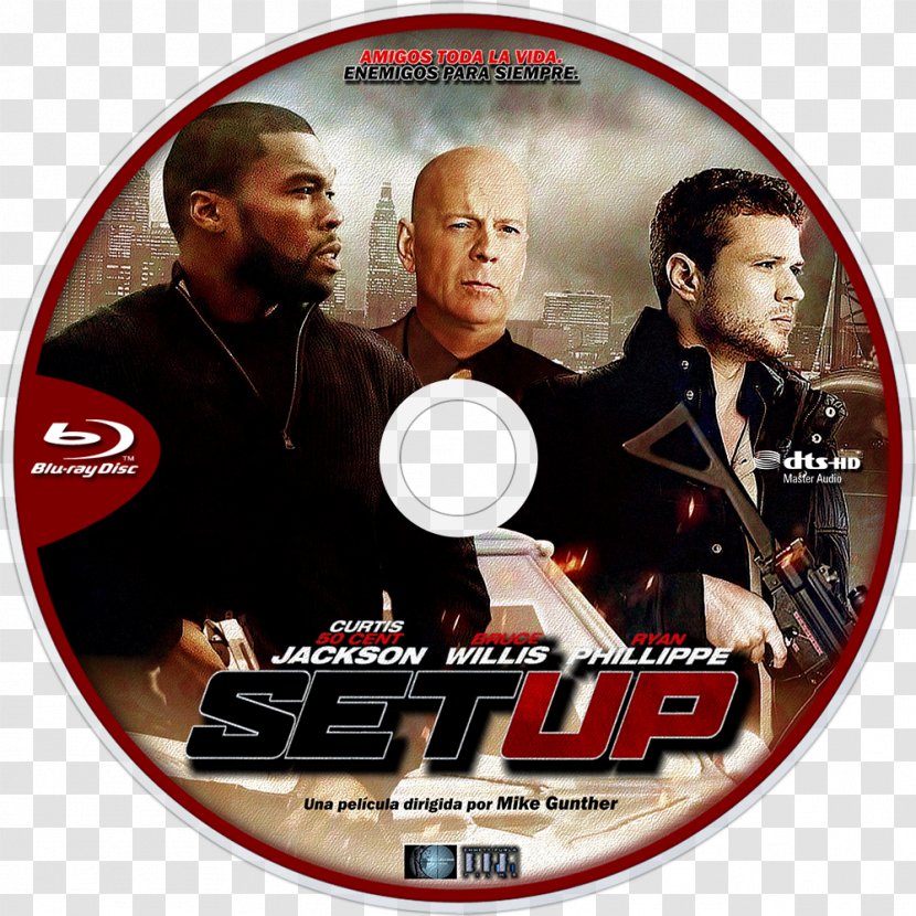 Setup Action Film Album Cover Brand DVD - Bruce Willis Transparent PNG
