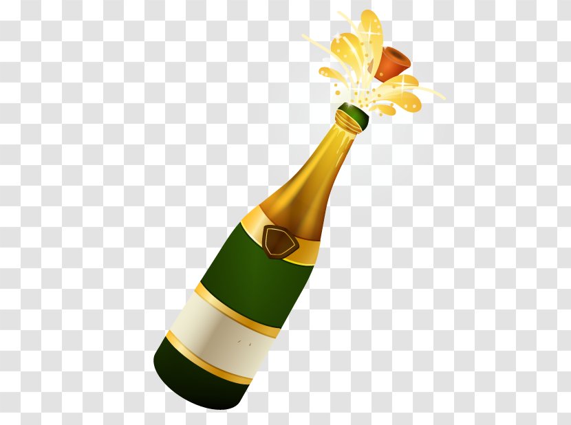 Champagne Alcoholic Drink Bottle Beer - Photography Transparent PNG