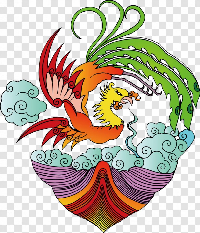 Fenghuang County U5409u7965u56feu6848 Illustration - Wing - Phoenix Pattern Transparent PNG