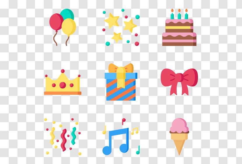 Birthday Party Clip Art - Text - Icon Transparent PNG
