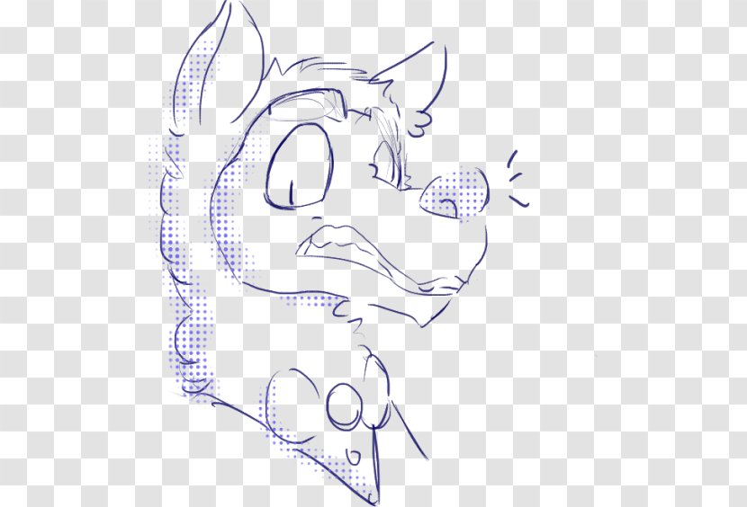 Snout Line Art Horse Sketch - Cartoon - Rockafire Explosion Transparent PNG