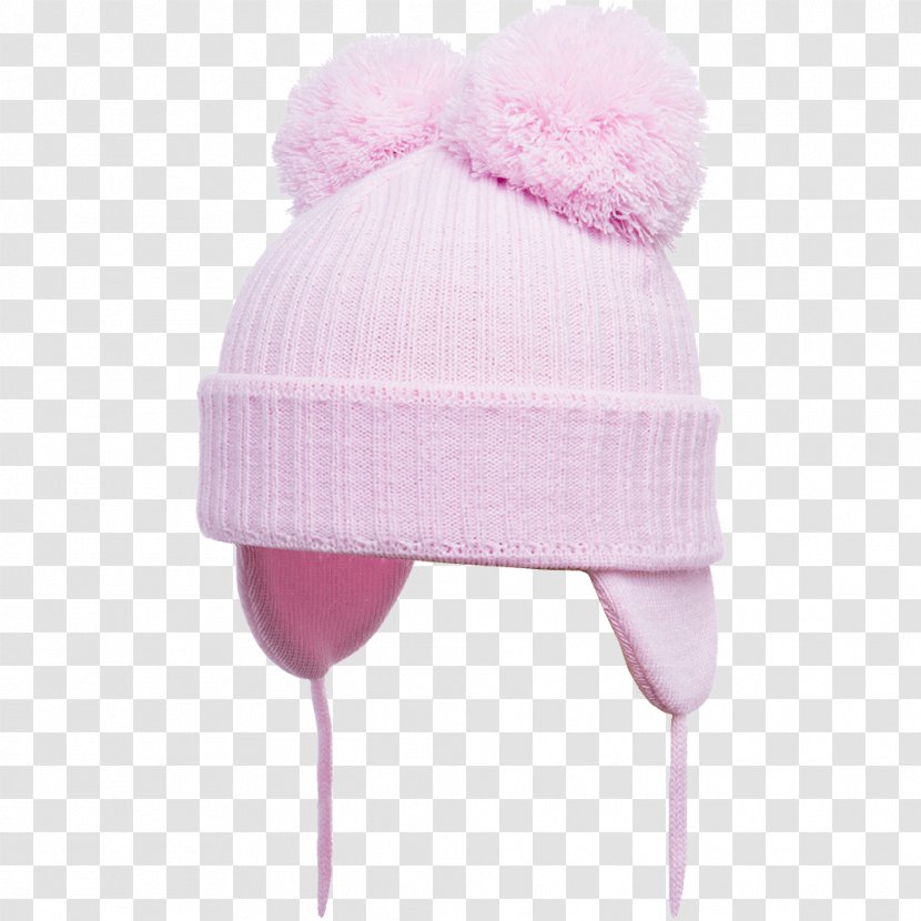 Beanie Sätila Pink Knit Cap Pom-pom - Knitting Transparent PNG