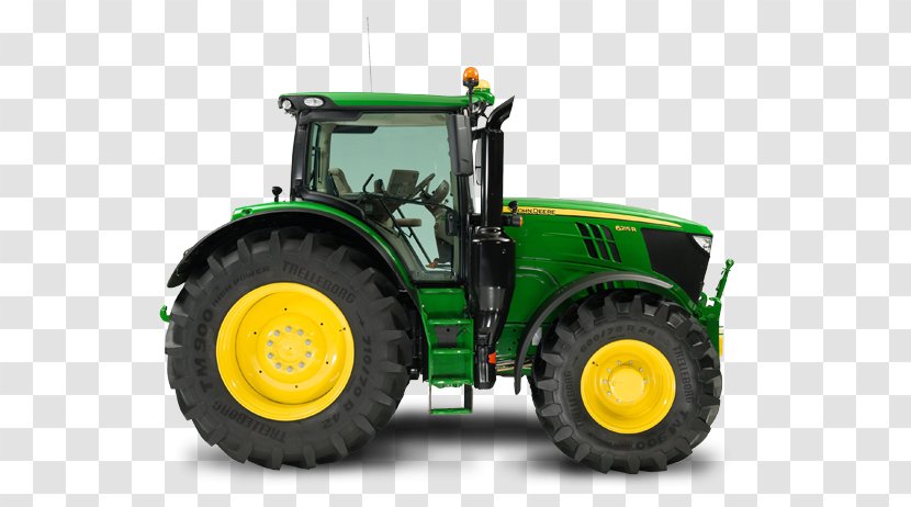 John Deere Tractor Heavy Machinery Agriculture Drill - Wheel Transparent PNG