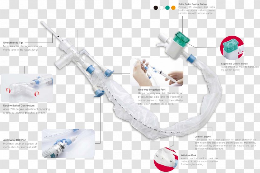 Central Venous Catheter Suction Urinary Catheterization Peripheral - Intensive Care Unit - Medicine Transparent PNG
