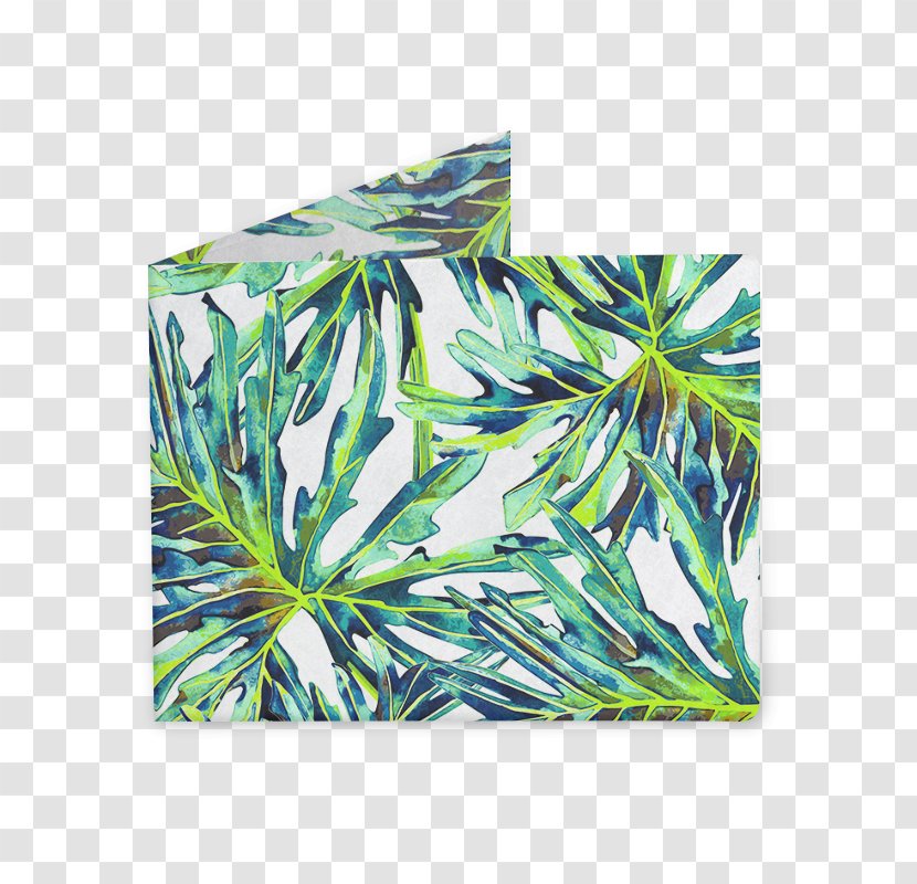 Leaf Rectangle Tropics - Organism - Watercolor Tropical Plants Transparent PNG