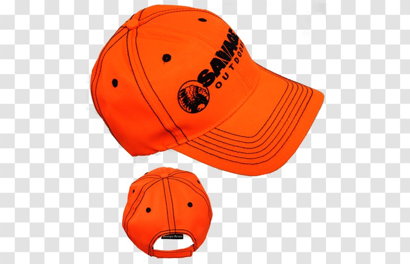 Baseball Cap Hat Savage Arms Promotion - Orange Transparent PNG