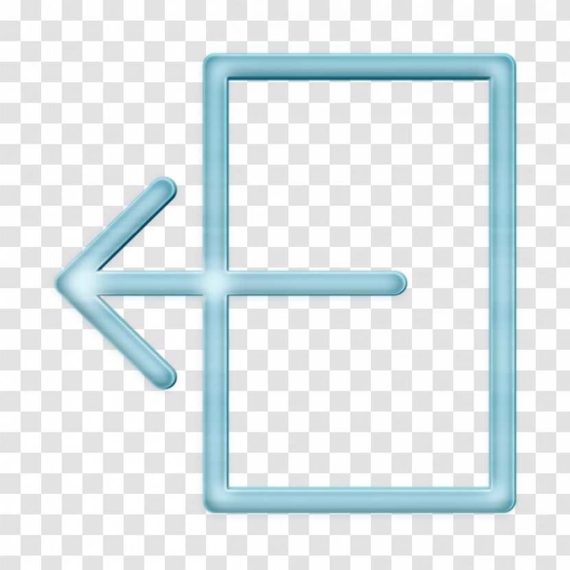 Door Icon Enter Entrance - Leave - Rectangle Symbol Transparent PNG